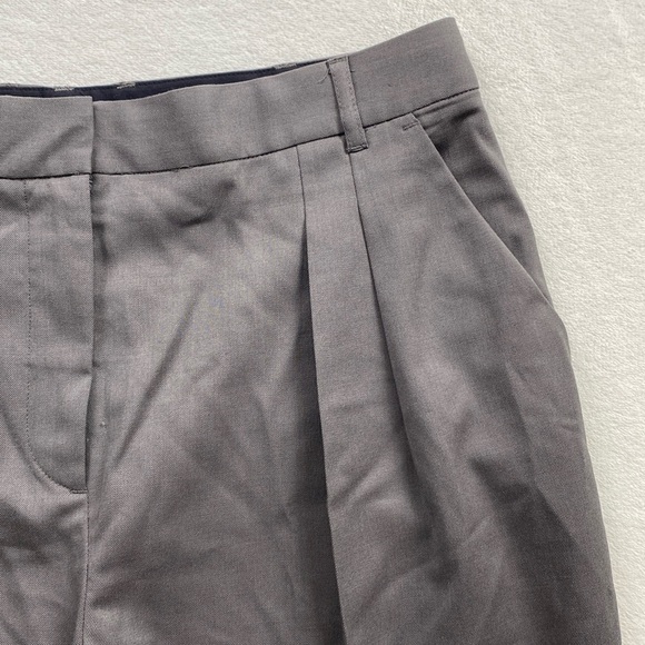 The Garment Banker Tapered Pants Collection 1 Pleated Front Trouser/Pant (Gray) - Picture 7 of 15